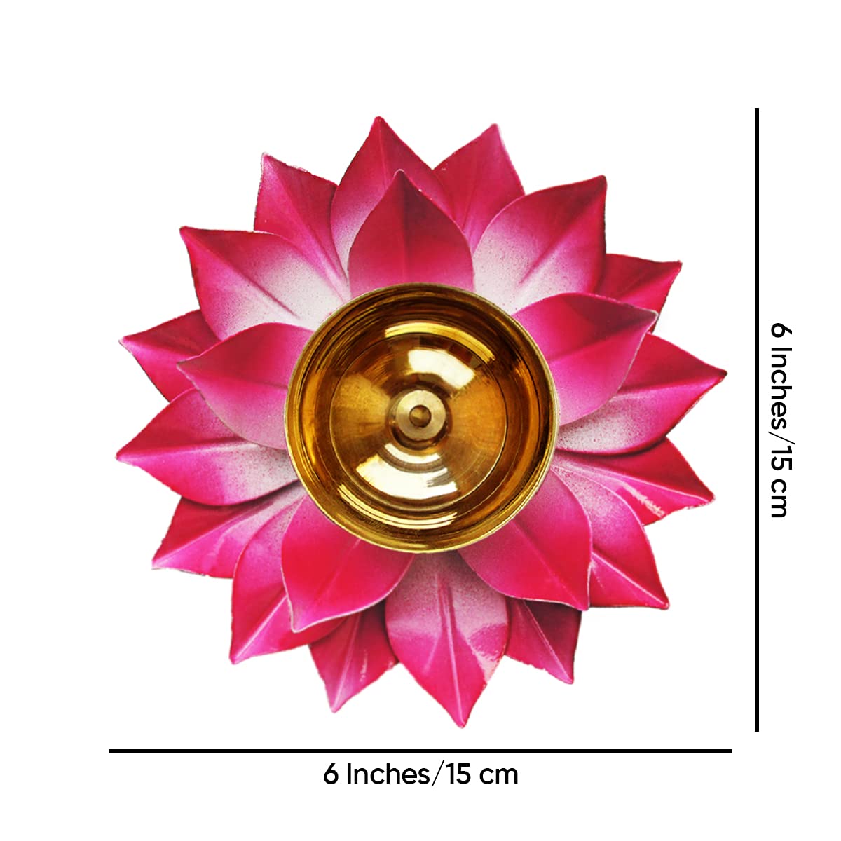 pujaparv Brass Lotus Diyas for Home Decoration – Puja Akhand Diya