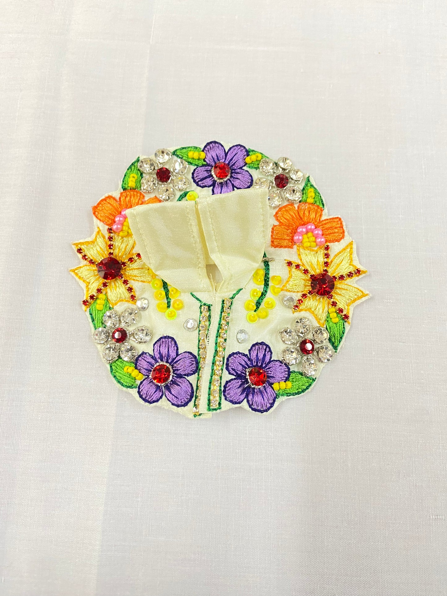 Laddu Gopal Poshak ( God Dress ) Size 1 - inch 2