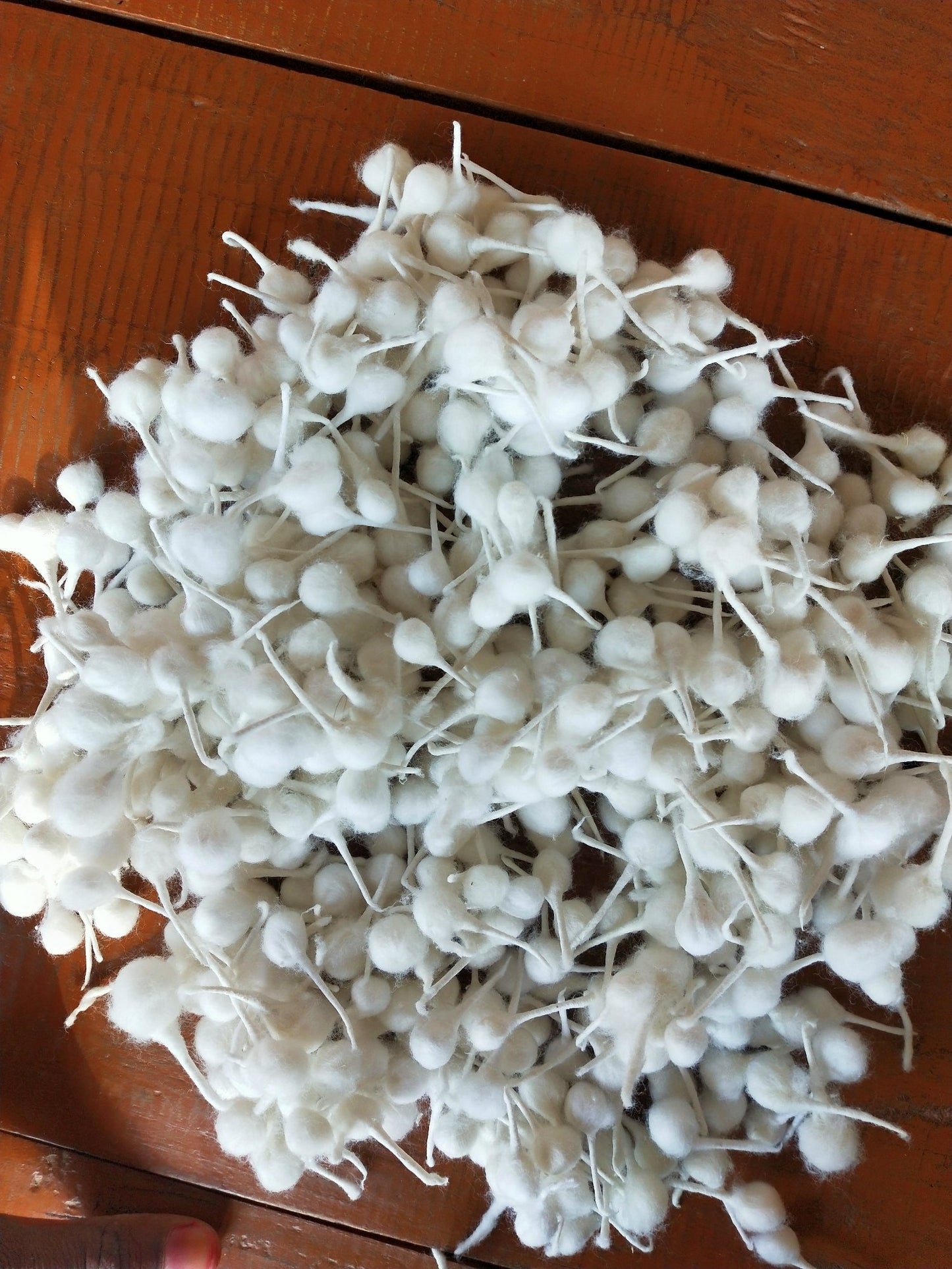 pujaparv Premium Round Cotton Wicks (GOL Batti) for Diya - 500 Pieces, Ideal for Puja & Rituals (White)