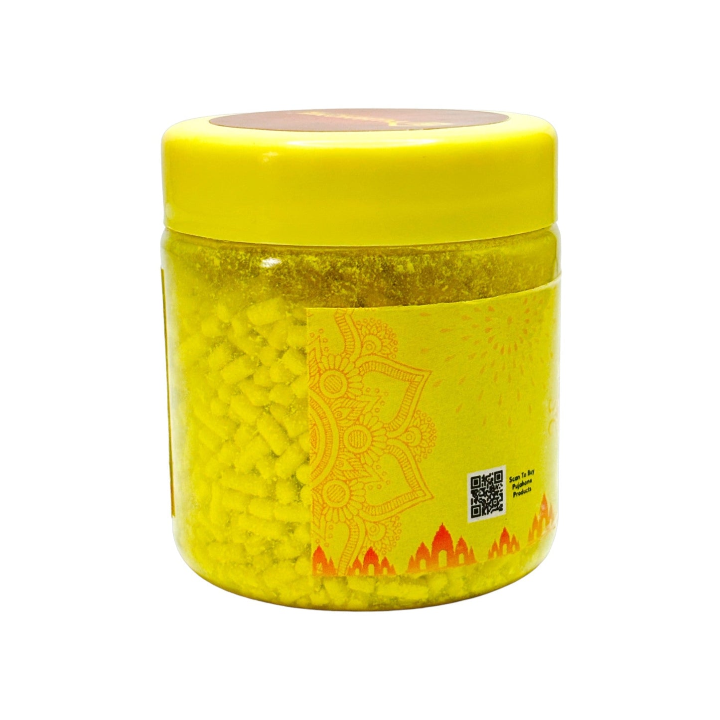 pujaparv Premium Yellow Saffron Chandan Tika Powder 100 Gram Box