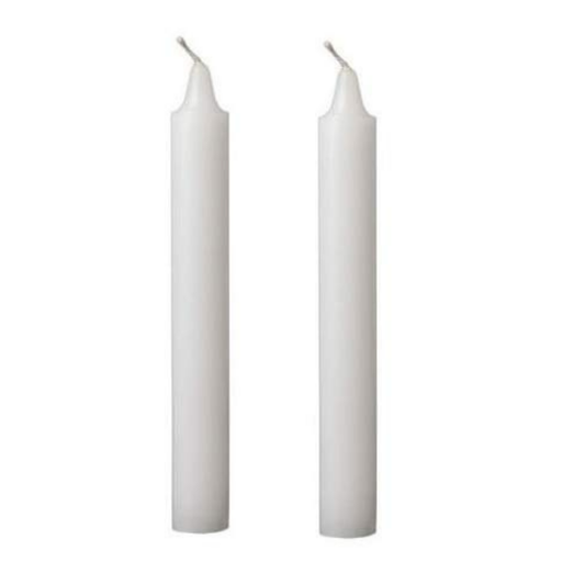 White Mombatti – Long Burning Wax Candle for Puja & Emergency Use