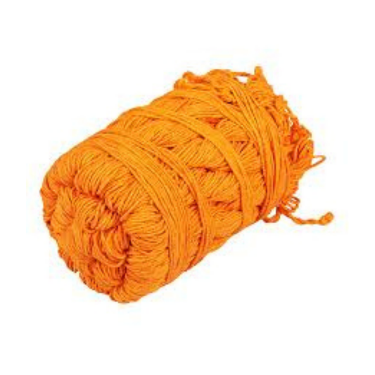 Kesari Janeu – Sacred Saffron-Colored Cotton Janeu / Yajnopavit Thread for Puja