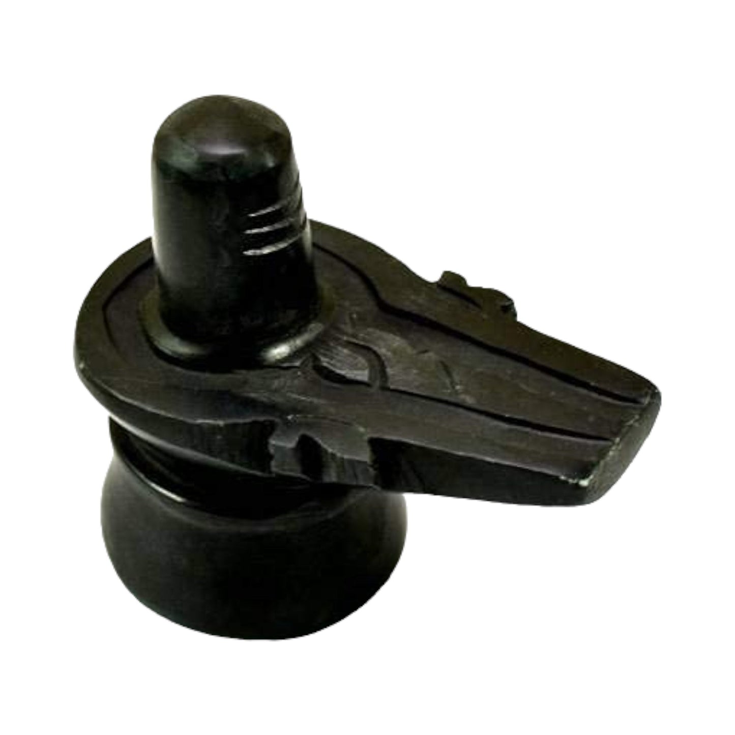 pujaparv Marble Black Shivling for Home Temple | 9 CM