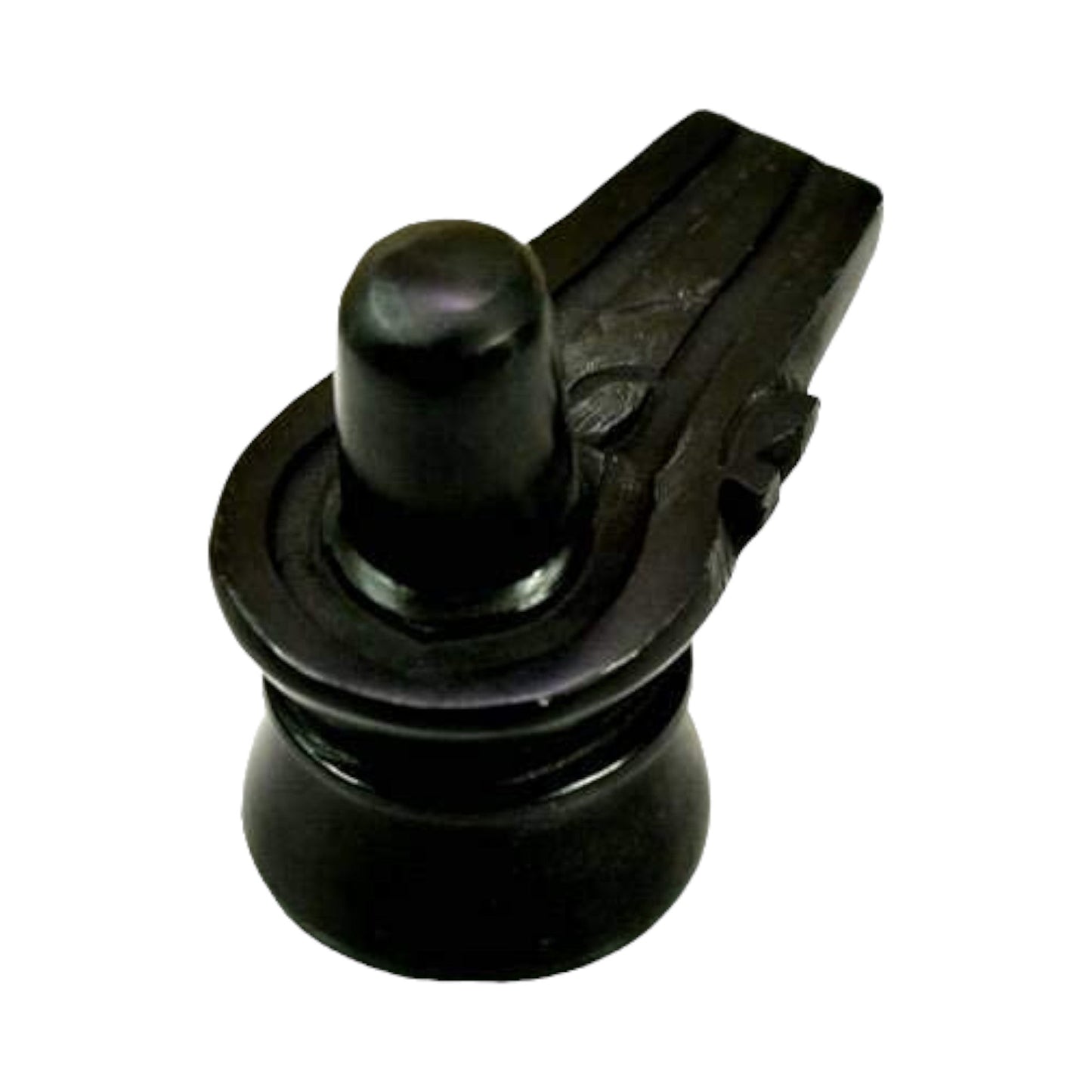 pujaparv Marble Black Shivling for Home Temple | 9 CM