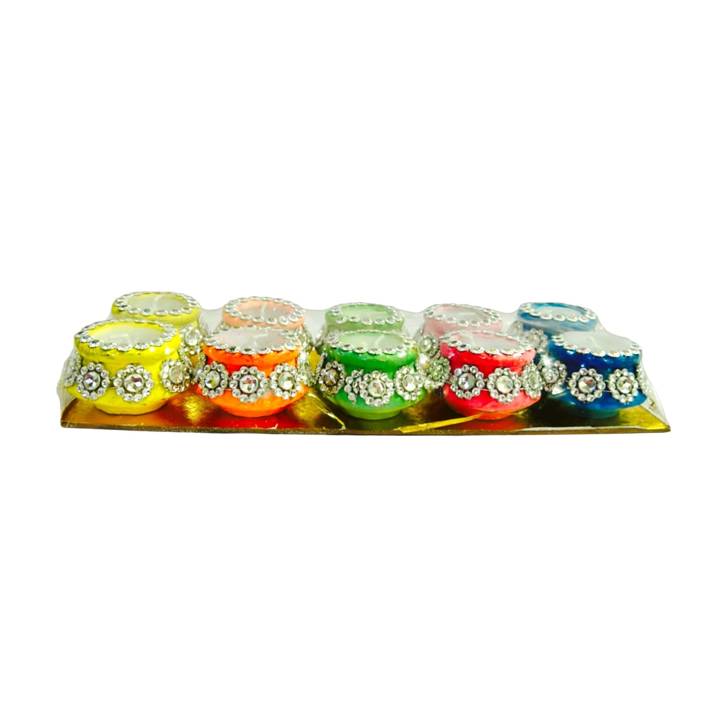pujaparv Decorative Matki Candle for Diwali Occasion, Matki Candle Set of 10 Pieces, Best for Diwali Decoration