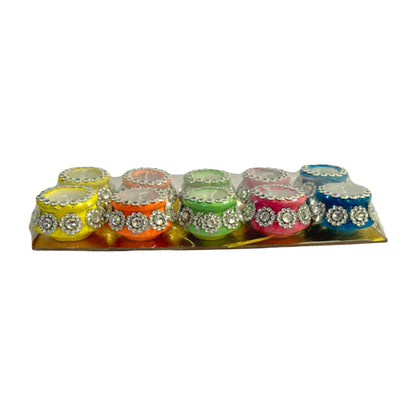 pujaparv Decorative Matki Candle for Diwali Occasion, Matki Candle Set of 10 Pieces, Best for Diwali Decoration