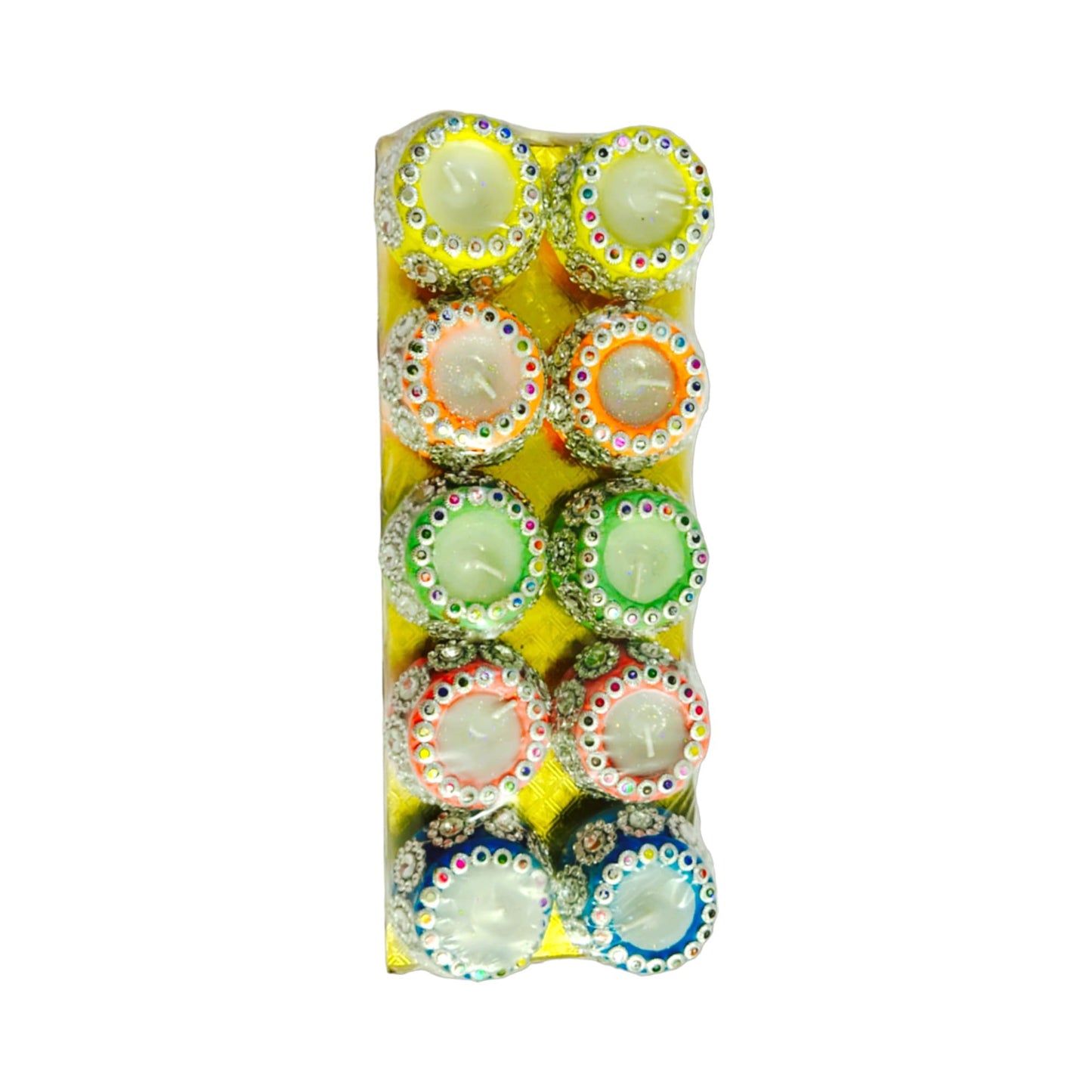 pujaparv Decorative Matki Candle for Diwali Occasion, Matki Candle Set of 10 Pieces, Best for Diwali Decoration
