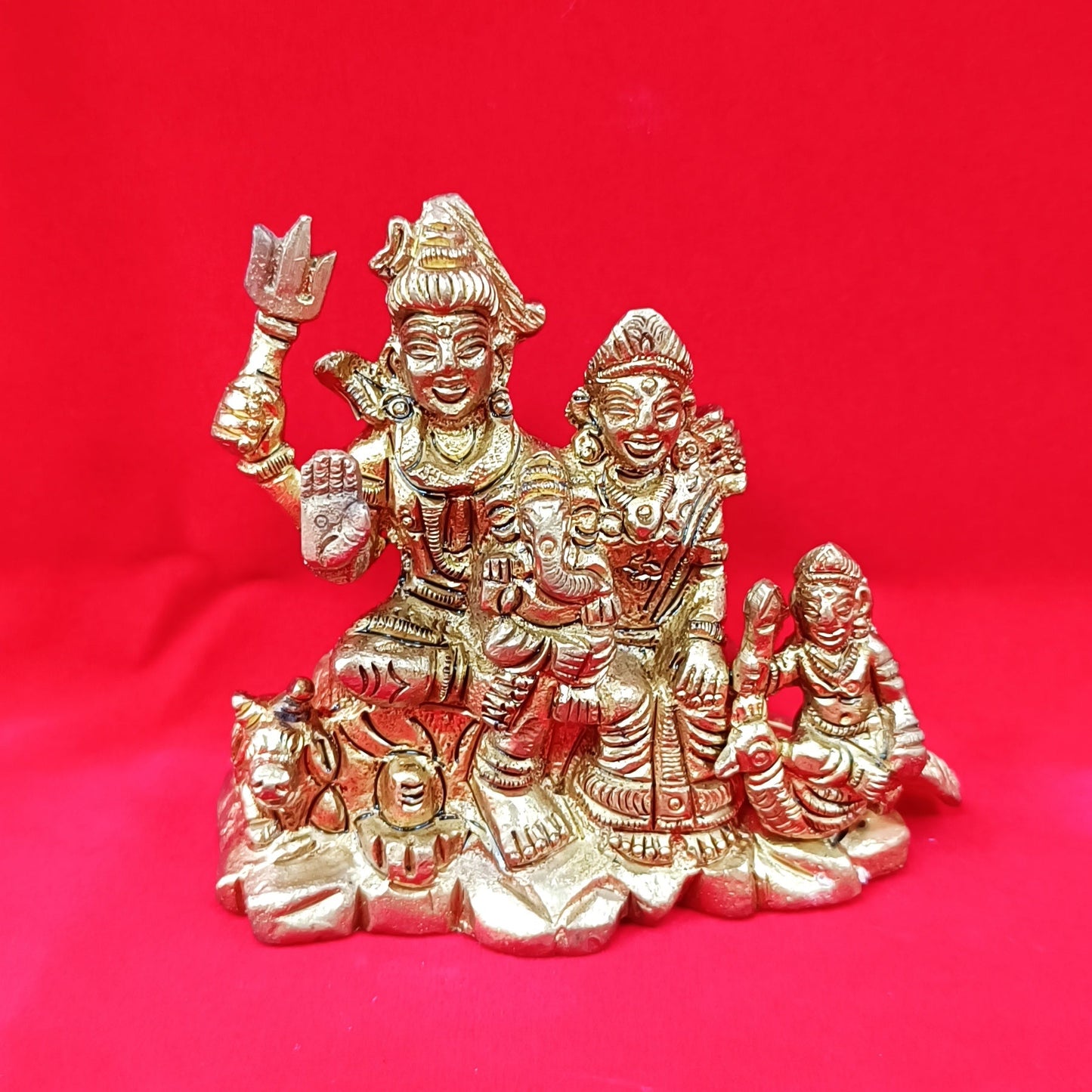 SHIVJI PARIVAR BRASS MURTI | SHIVJI FAMILY MURTI BY PUJAPARV