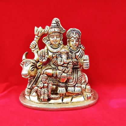SHIVJI PARIVAR BRASS MURTI | SHIVJI FAMILY MURTI BY PUJAPARV