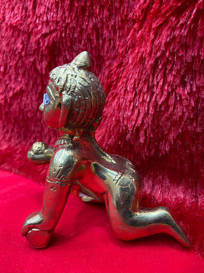 LADDU GOPAL BRASS MURTI BY PUJA PARV (GOD IDOLS)
