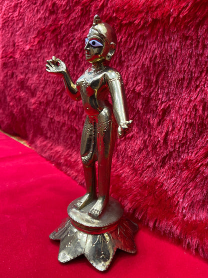 SHREE RADHA BRASS MURTI BY PUJA PARV (GOD IDOLS)