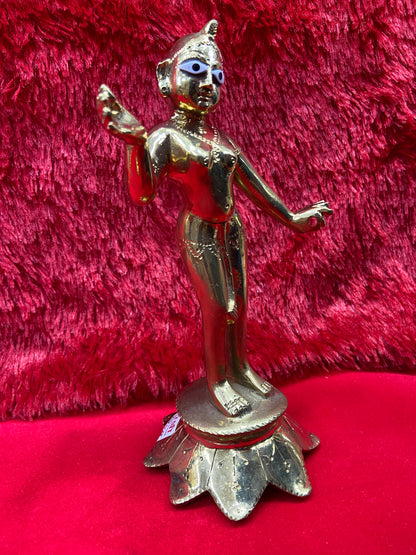 SHREE RADHA BRASS MURTI BY PUJA PARV (GOD IDOLS)