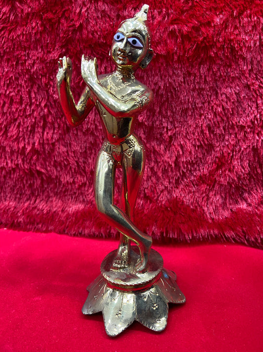 SHREE KRISHNA BRASS MURTI BY PUJA PARV (GOD IDOLS)