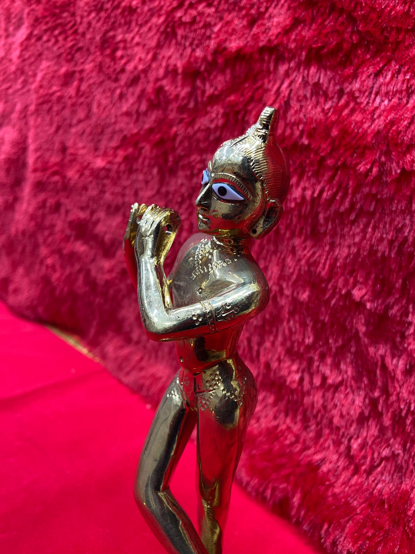 SHREE KRISHNA BRASS MURTI BY PUJA PARV (GOD IDOLS)