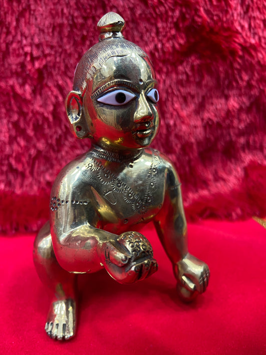 LADDU GOPAL BRASS MURTI BY PUJA PARV