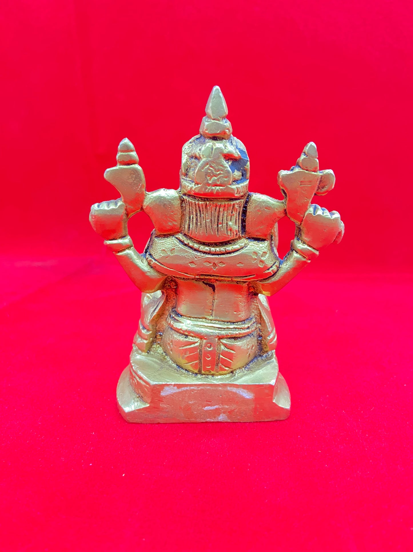 GANESH JI BRASS MURTI BY PUJA PARV (GOD IDOLS)