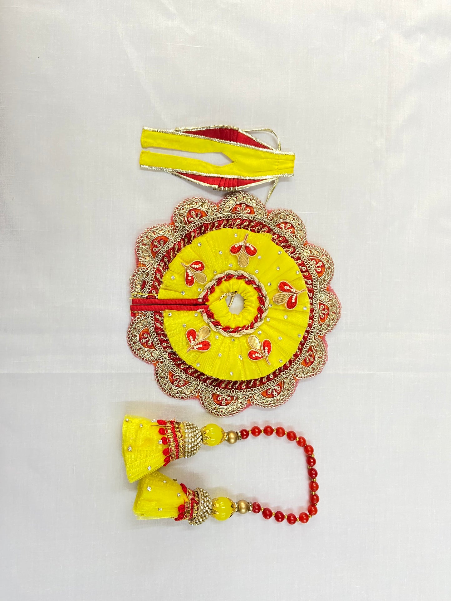 Laddu Gopal Poshak ( God Dress ) Size 3 - inch 6