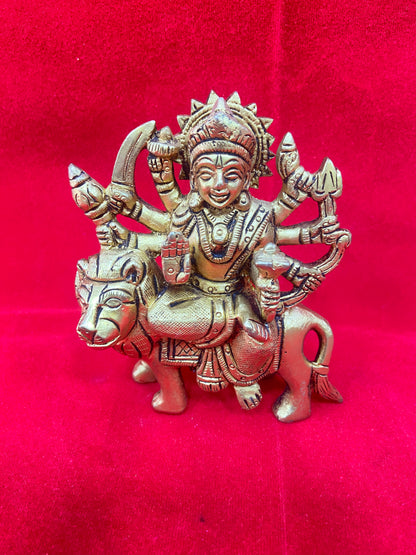 DURGA MATA BRASS MURTI BY PUJA PARV (GOD IDOLS)