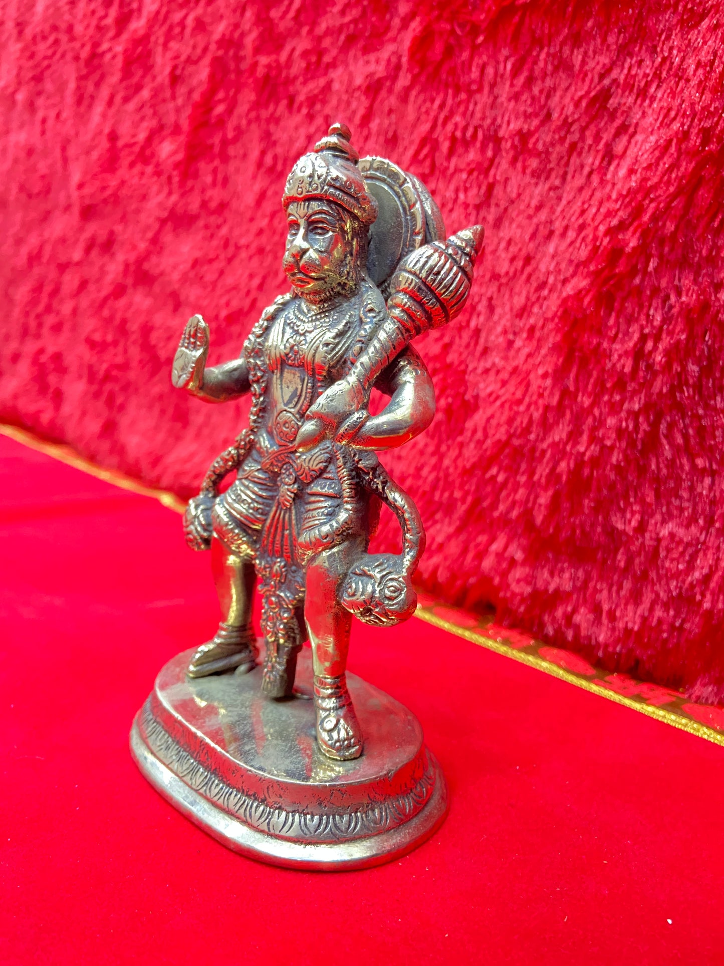 HANUMAN BRASS MURTI BY PUJA PARV (GOD IDOLS)