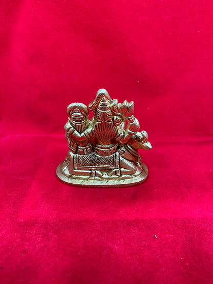 SHIV PARIVAR BRASS MURTI BY PUJA PARV (GOD IDOLS)