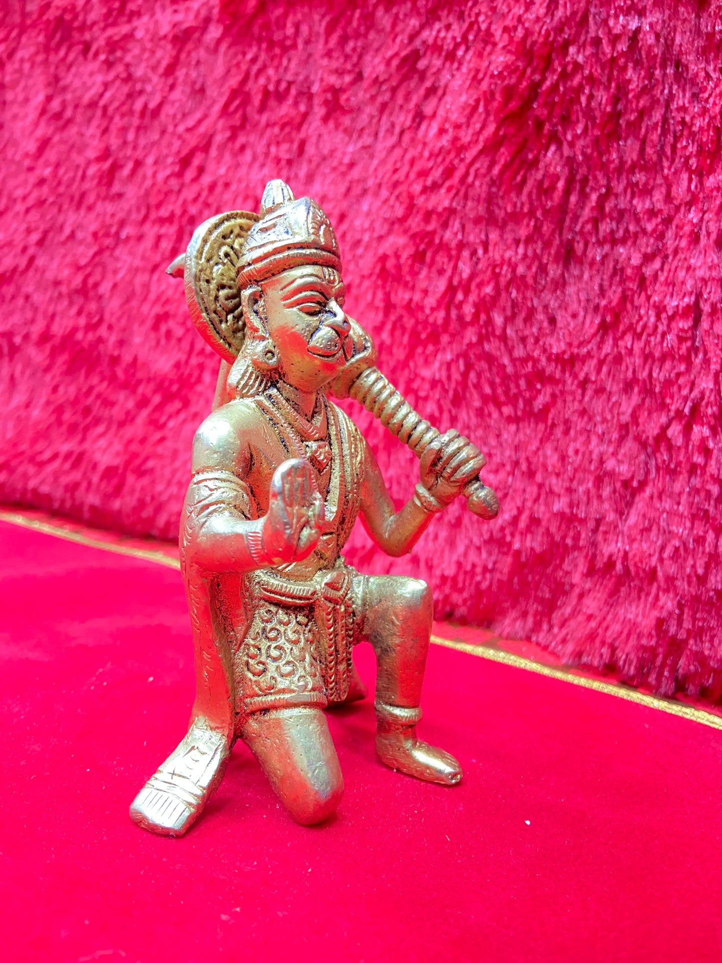 HANUMAN BRASS MURTI BY PUJA PARV (GOD IDOLS)