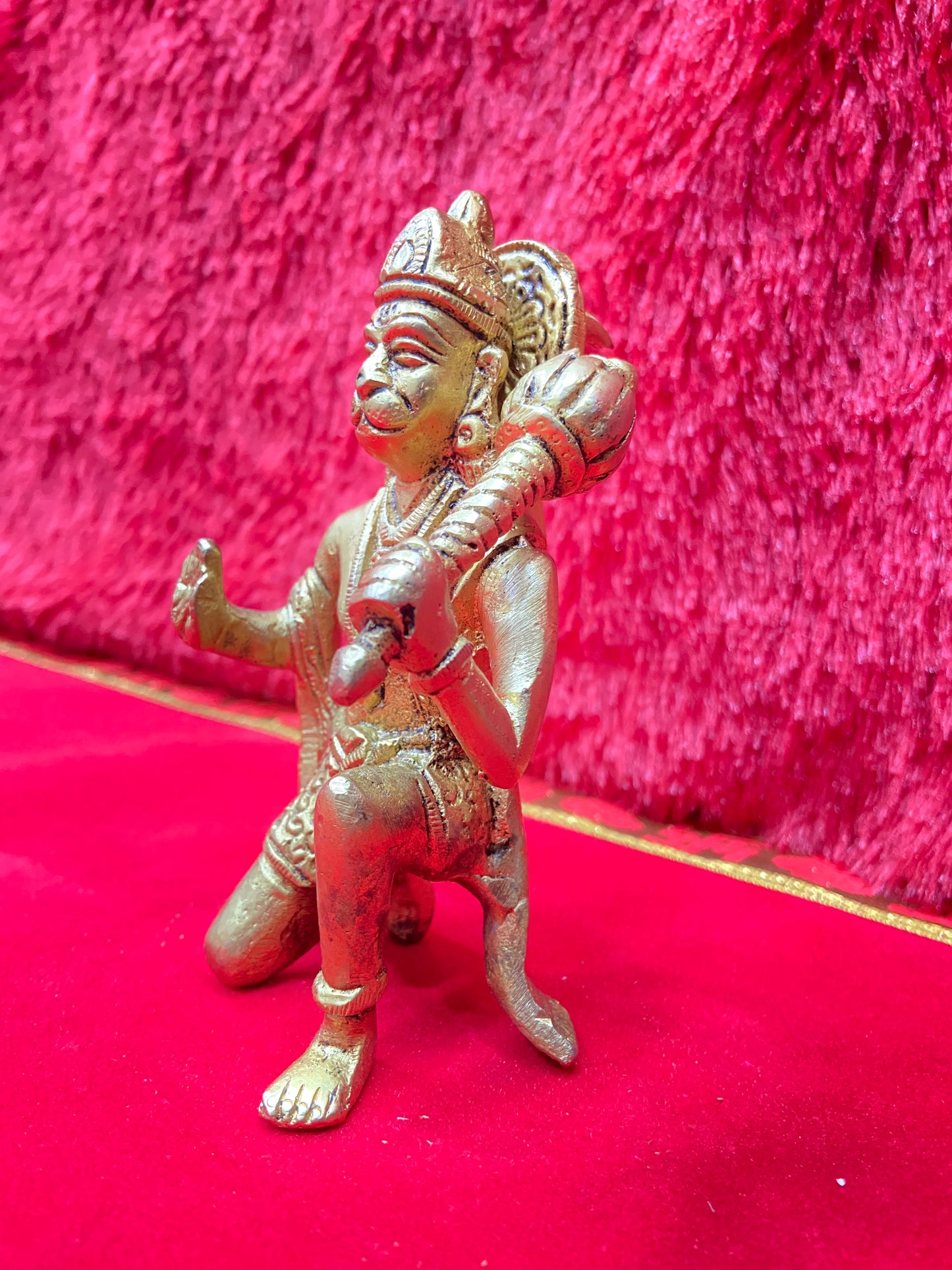 HANUMAN BRASS MURTI BY PUJA PARV (GOD IDOLS)