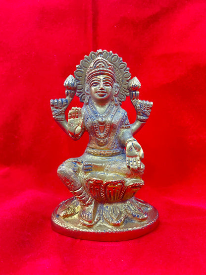 MAHA LAXMI MATA BRASS MURTI BY PUJA PARV (GOD IDOLS)