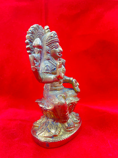 MAHA LAXMI MATA BRASS MURTI BY PUJA PARV (GOD IDOLS)
