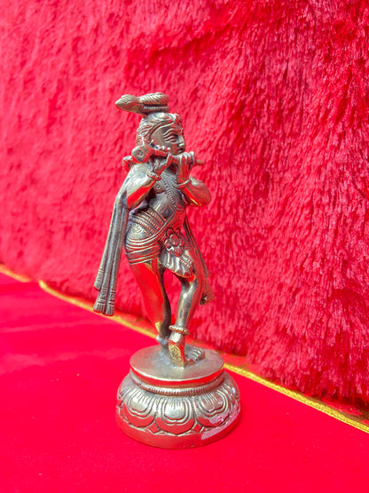 SHREE KRISHNA BRASS MURTI BY PUJA PARV (GOD IDOLS)