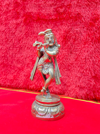 SHREE KRISHNA BRASS MURTI BY PUJA PARV (GOD IDOLS)