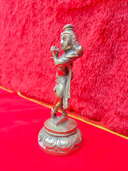 SHREE KRISHNA BRASS MURTI BY PUJA PARV (GOD IDOLS)
