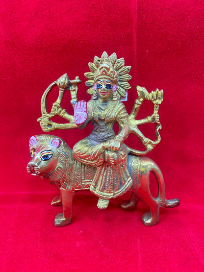 NAV DURGA MATA JI BRASS MURTI BY PUJA PARV (GOD IDOLS)