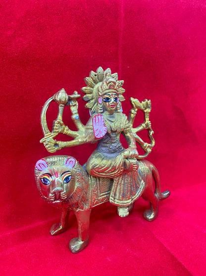NAV DURGA MATA JI BRASS MURTI BY PUJA PARV (GOD IDOLS)