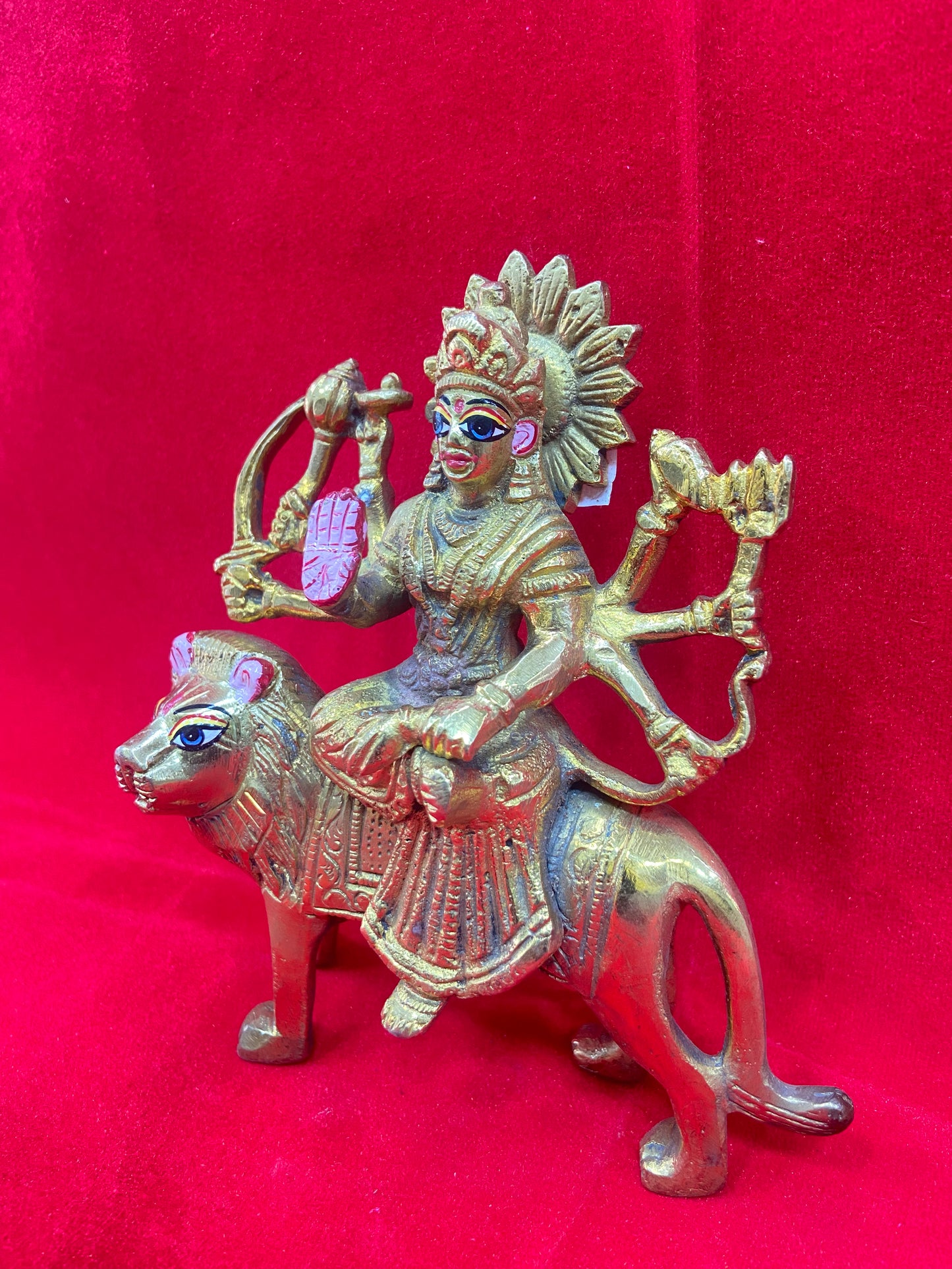 NAV DURGA MATA JI BRASS MURTI BY PUJA PARV (GOD IDOLS)
