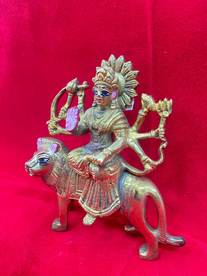 NAV DURGA MATA JI BRASS MURTI BY PUJA PARV (GOD IDOLS)