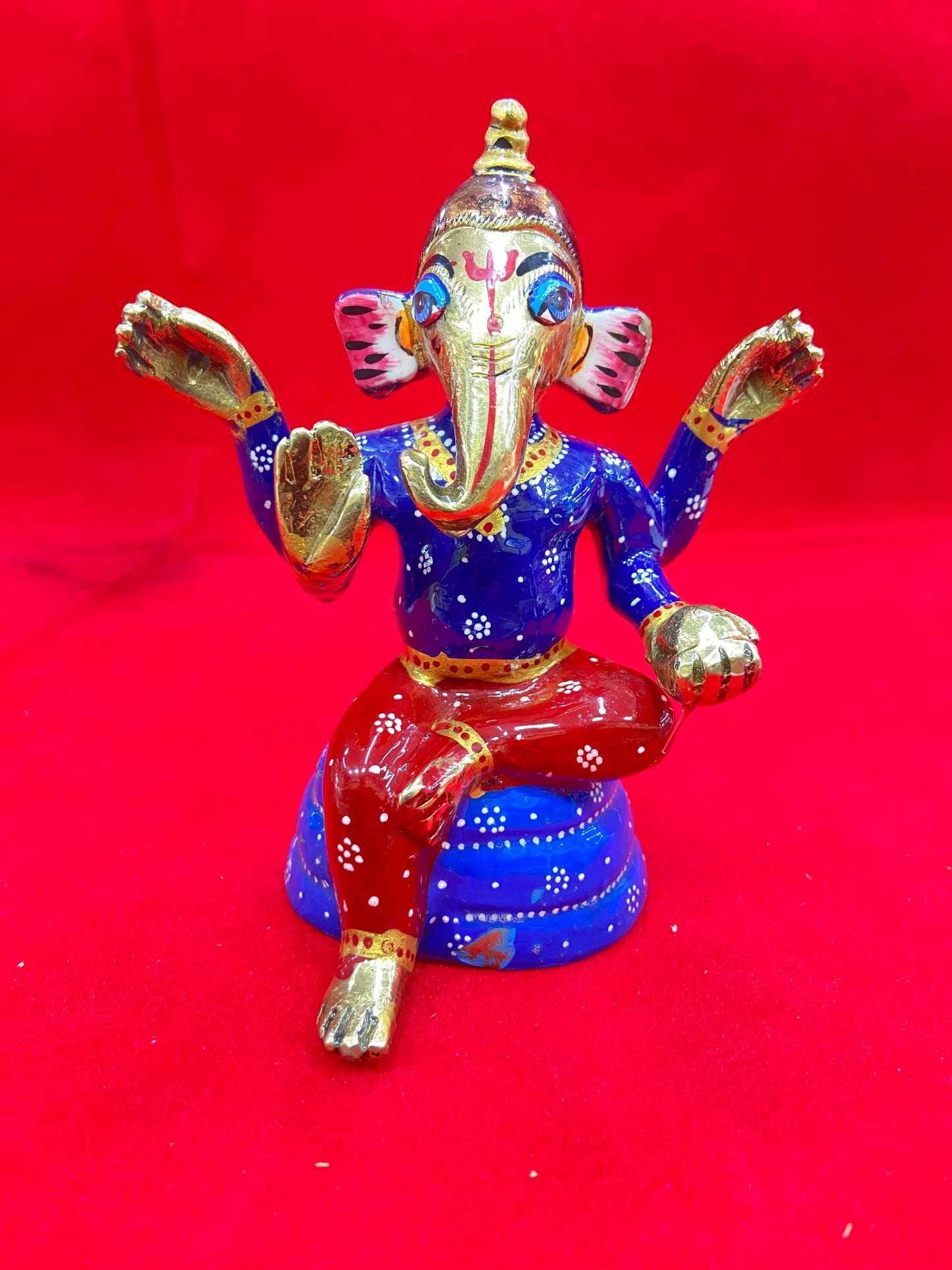 GANESH JI BRASS MURTI BY PUJA PARV (GOD IDOLS)