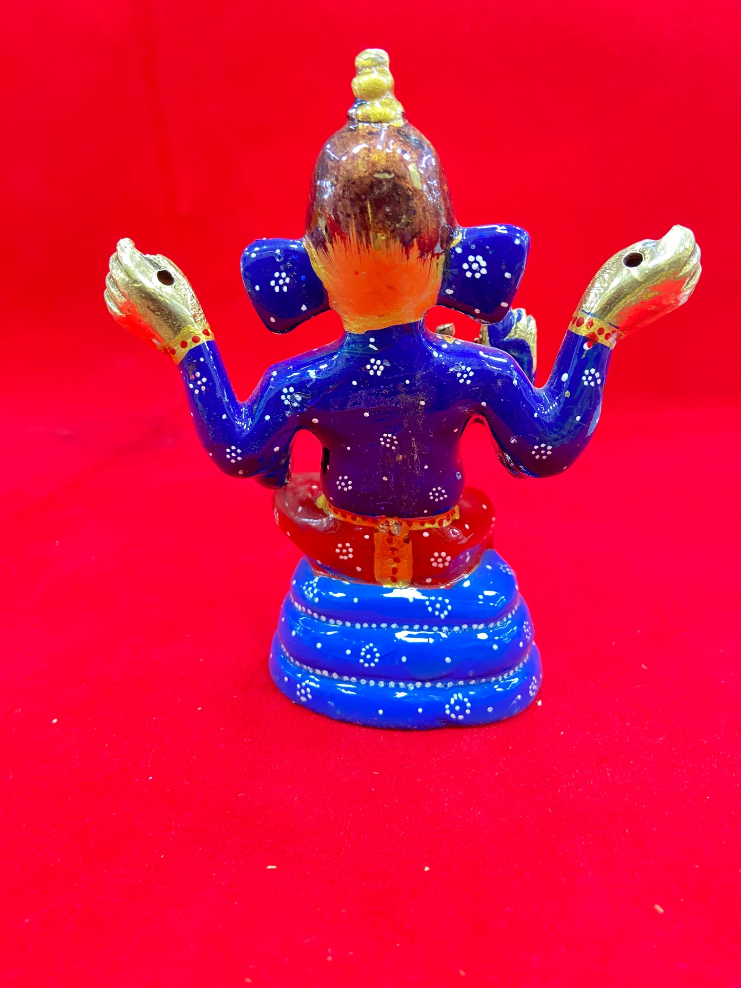 GANESH JI BRASS MURTI BY PUJA PARV (GOD IDOLS)