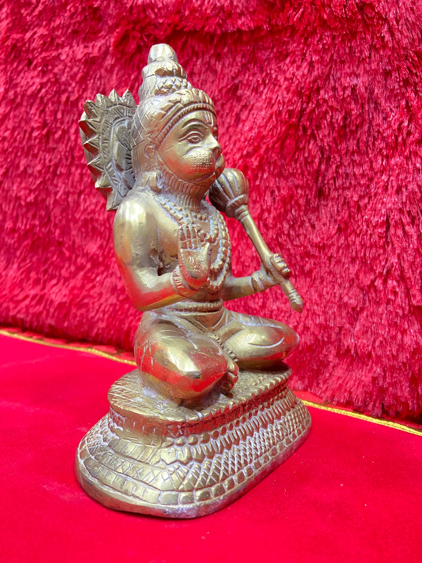 HANUMAN BRASS MURTI BY PUJA PARV (GOD IDOLS)