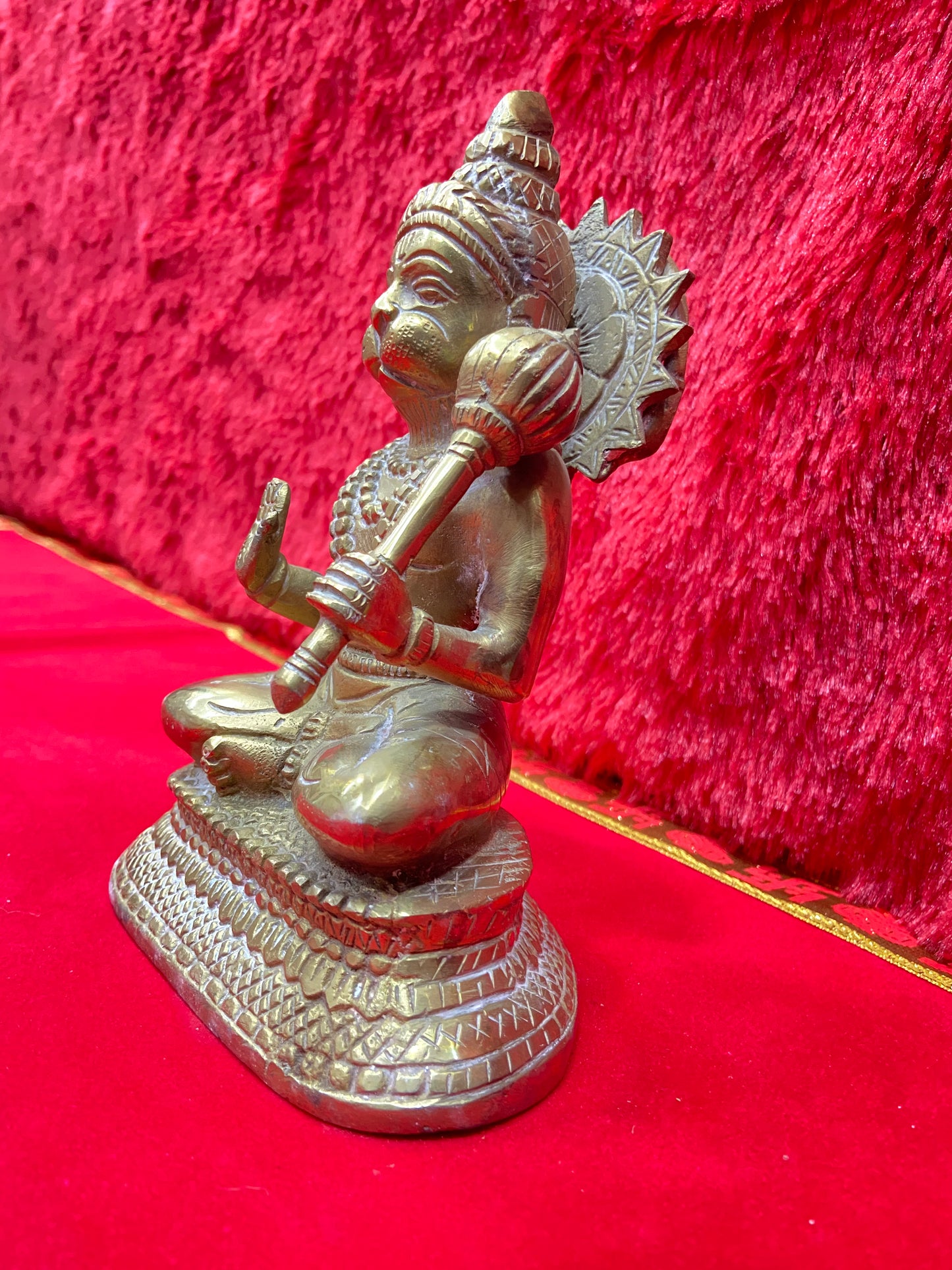 HANUMAN BRASS MURTI BY PUJA PARV (GOD IDOLS)