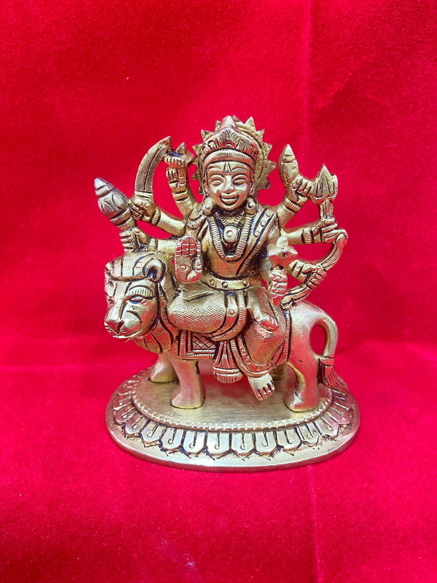 NAV DURGA BRASS MURTI BY PUJA PARV (GOD IDOLS)