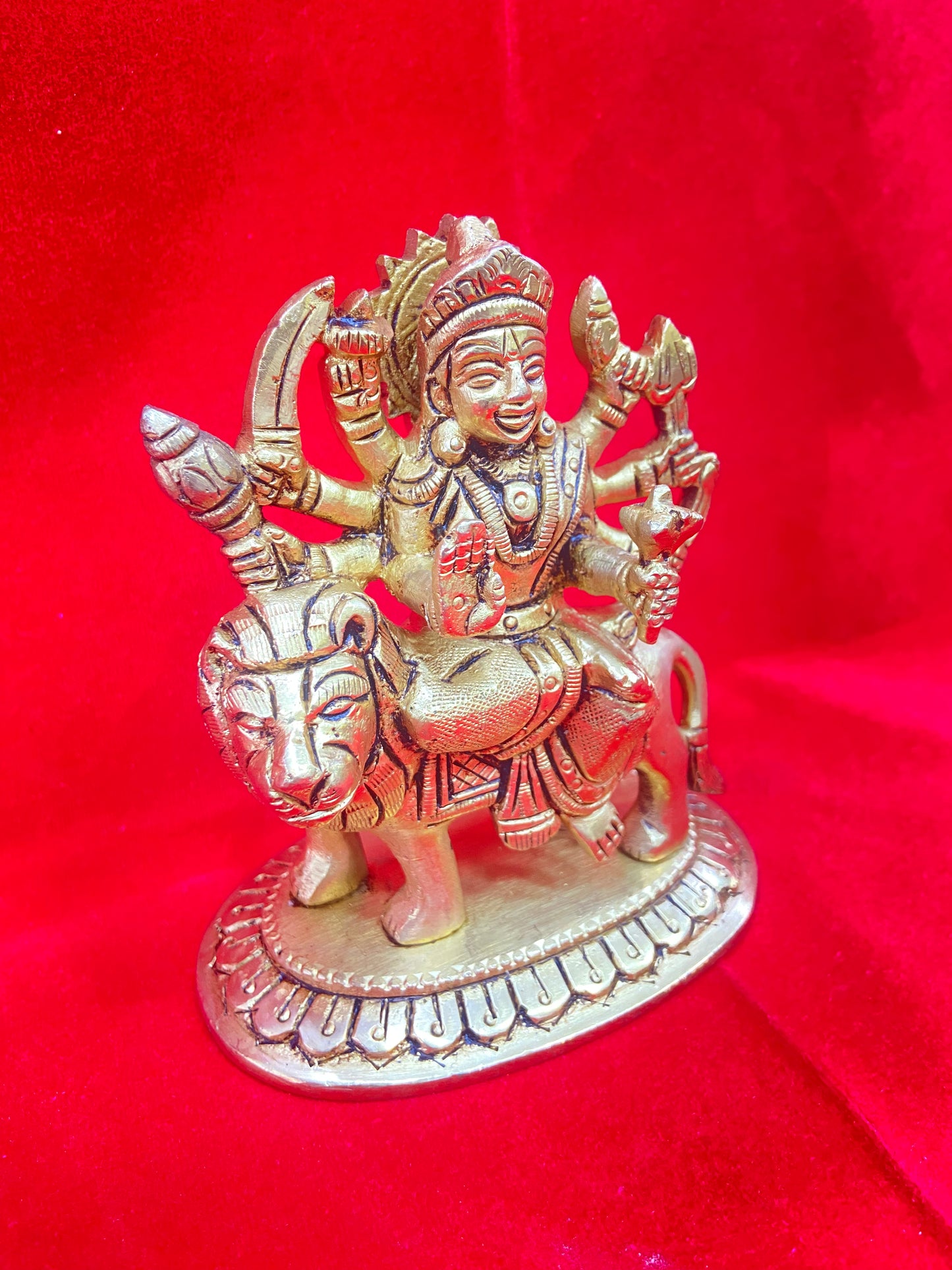 NAV DURGA BRASS MURTI BY PUJA PARV (GOD IDOLS)