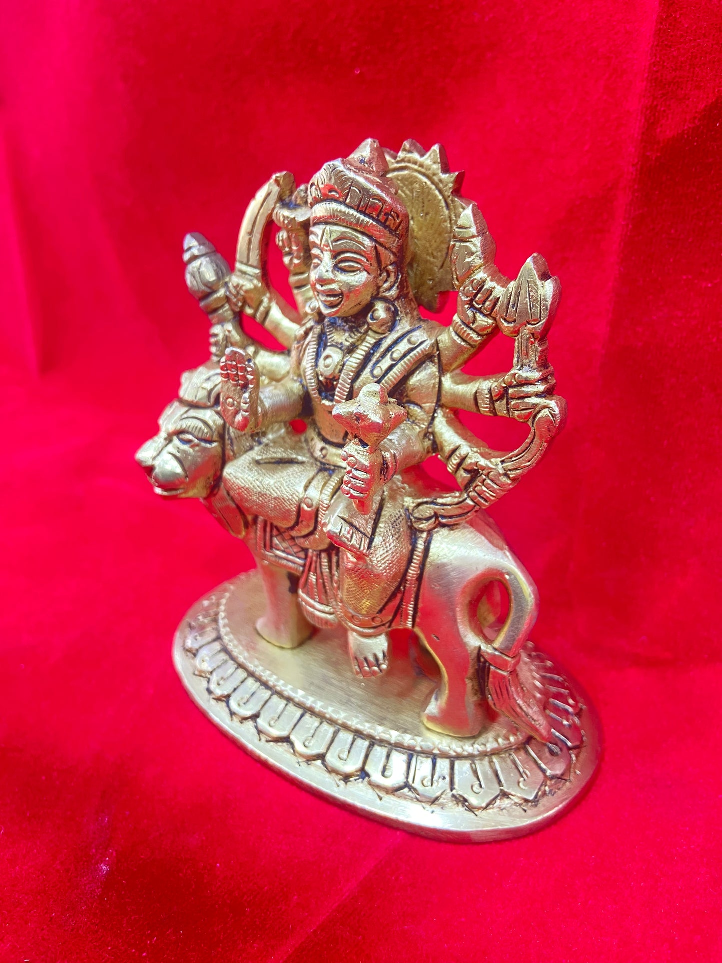 NAV DURGA BRASS MURTI BY PUJA PARV (GOD IDOLS)