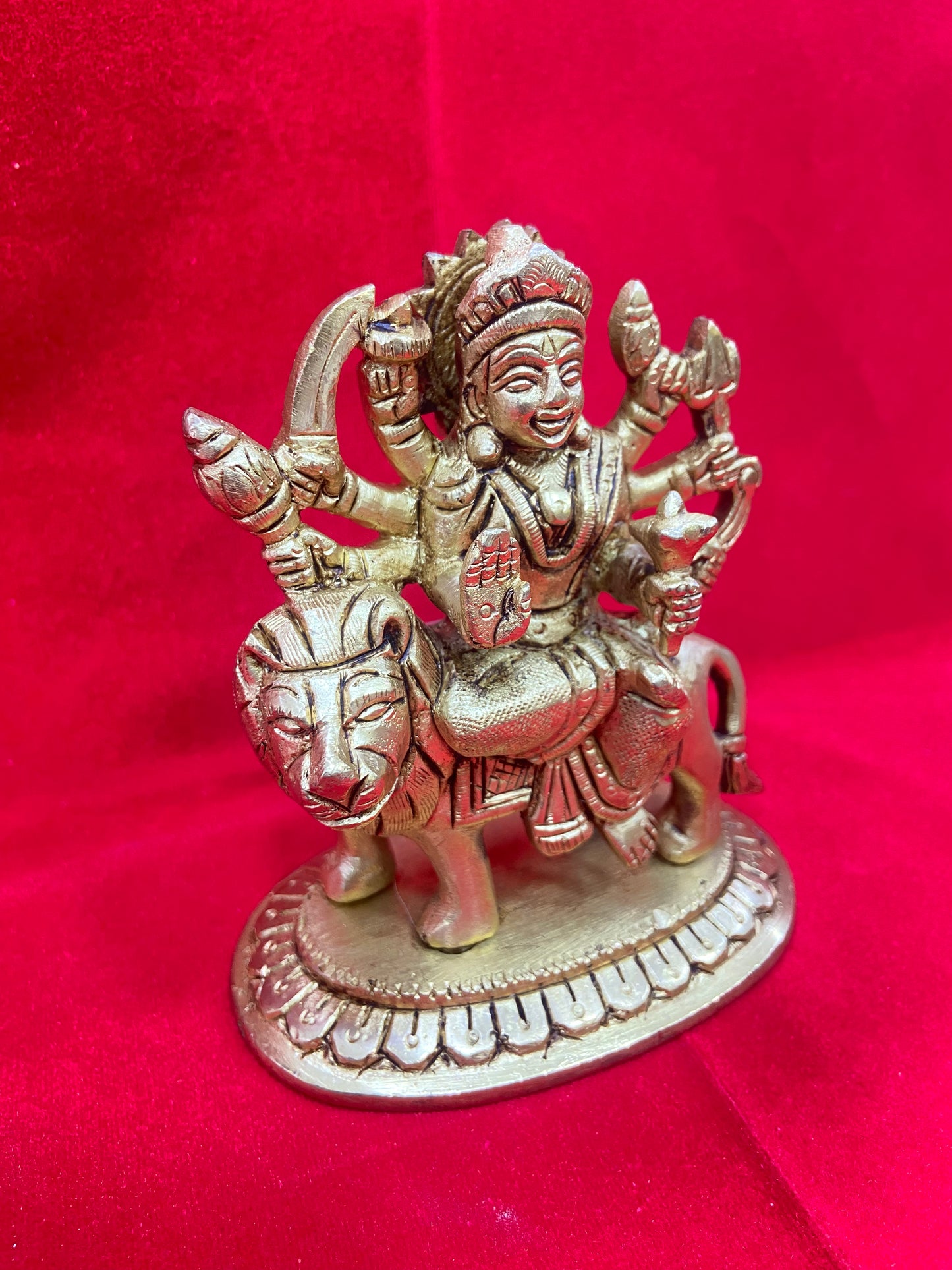 NAV DURGA BRASS MURTI BY PUJA PARV (GOD IDOLS)