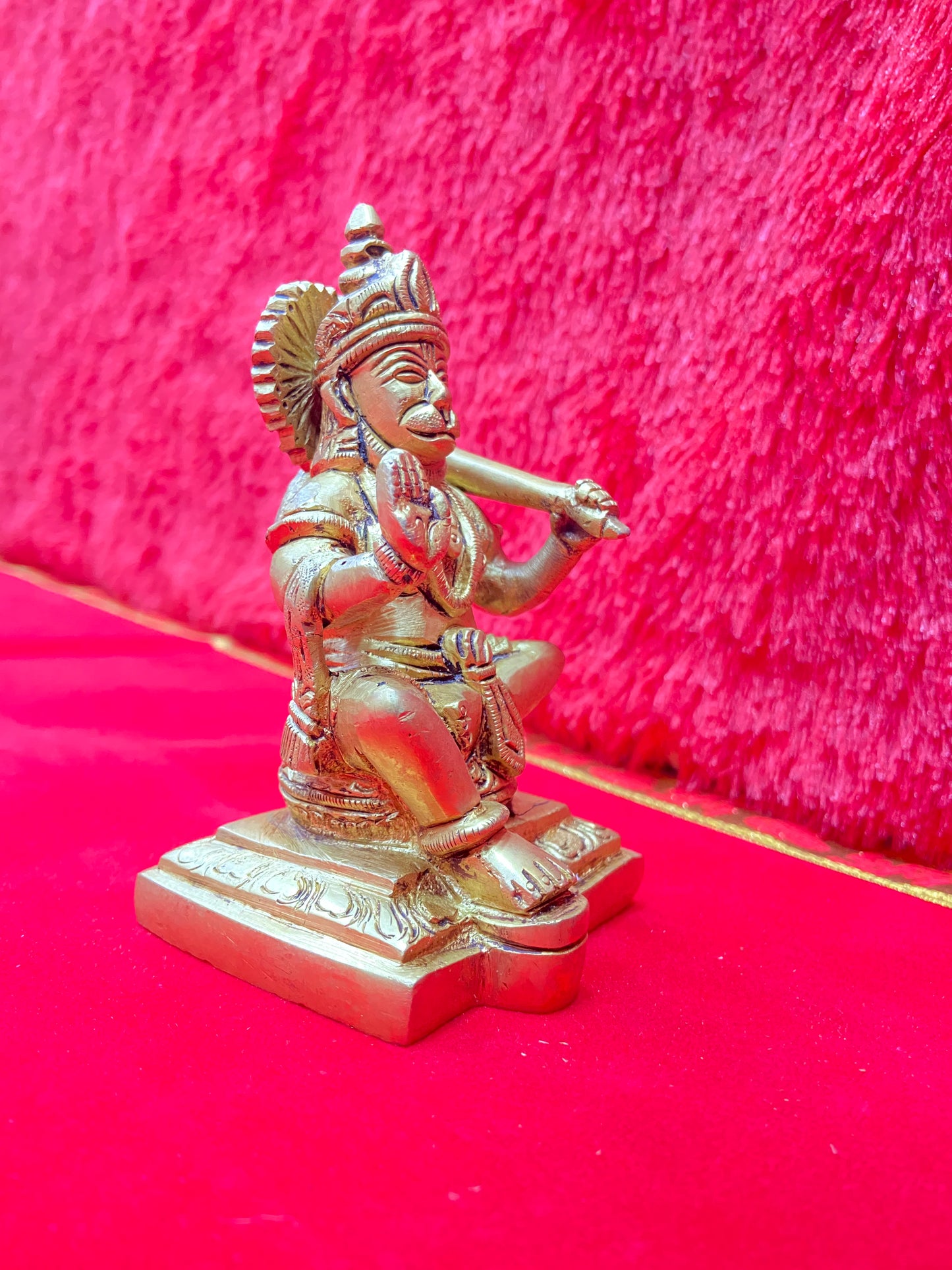 HANUMAN BRASS MURTI BY PUJA PARV (GOD IDOLS)