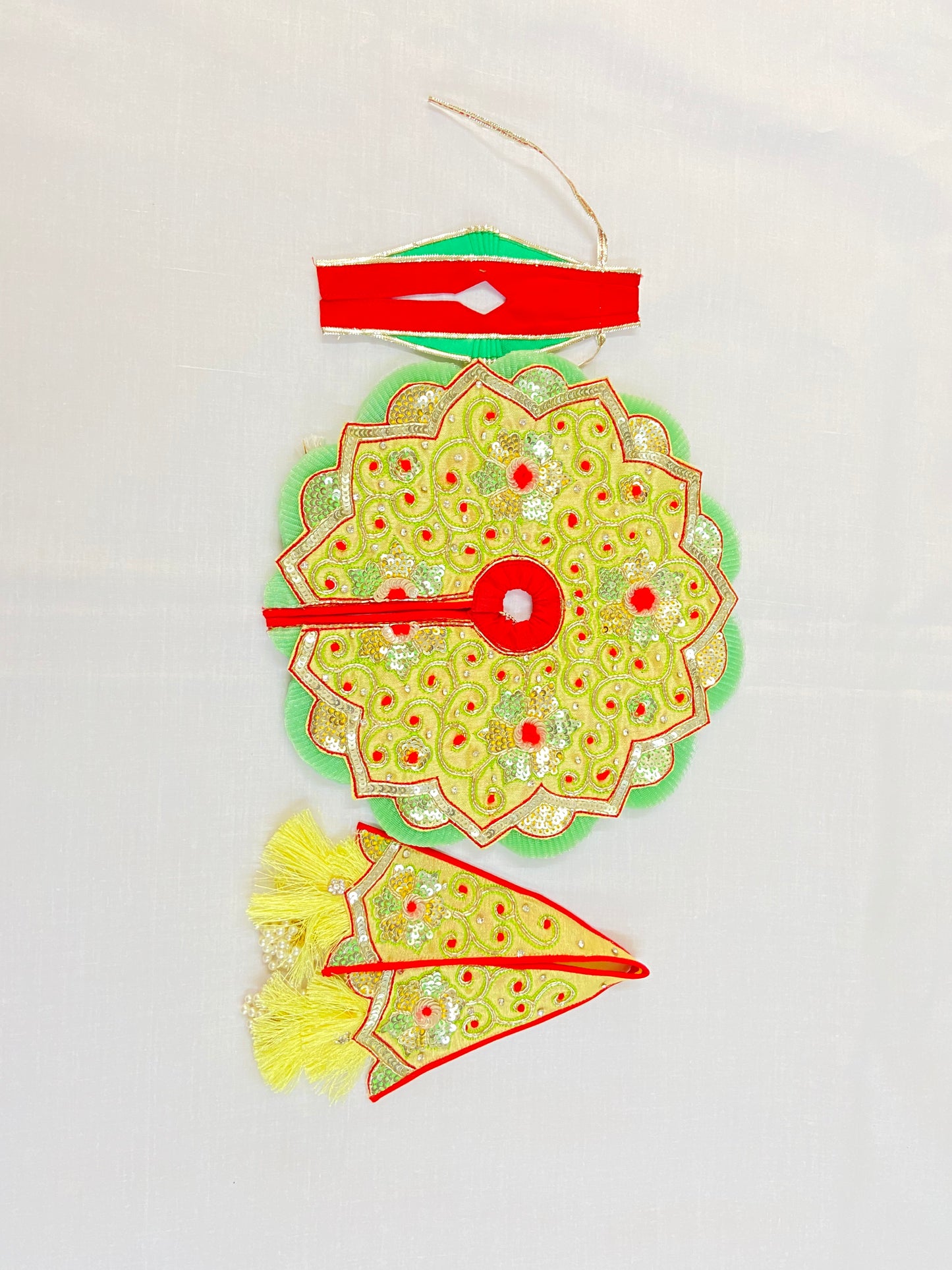 Laddu Gopal Poshak ( God Dress ) Size 4 - inch 8