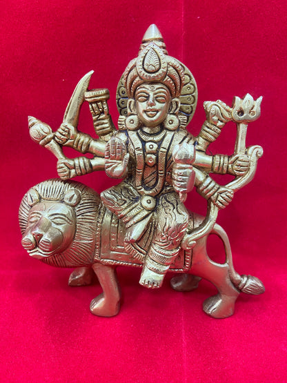 NAV DURGA MATA JI BRASS MURTI BY PUJA PARV (GOD IDOLS)