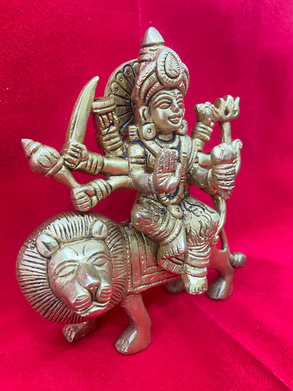 NAV DURGA MATA JI BRASS MURTI BY PUJA PARV (GOD IDOLS)