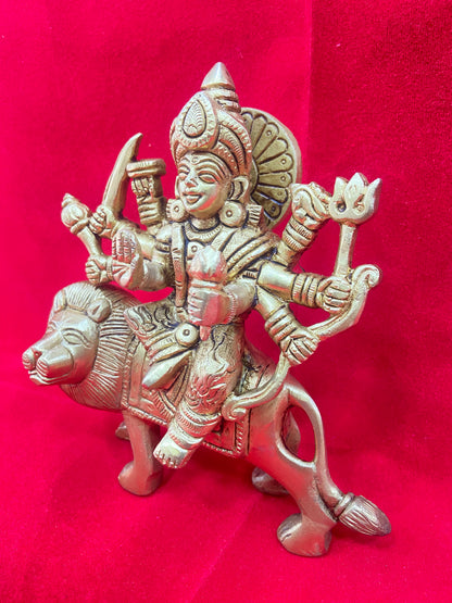 NAV DURGA MATA JI BRASS MURTI BY PUJA PARV (GOD IDOLS)