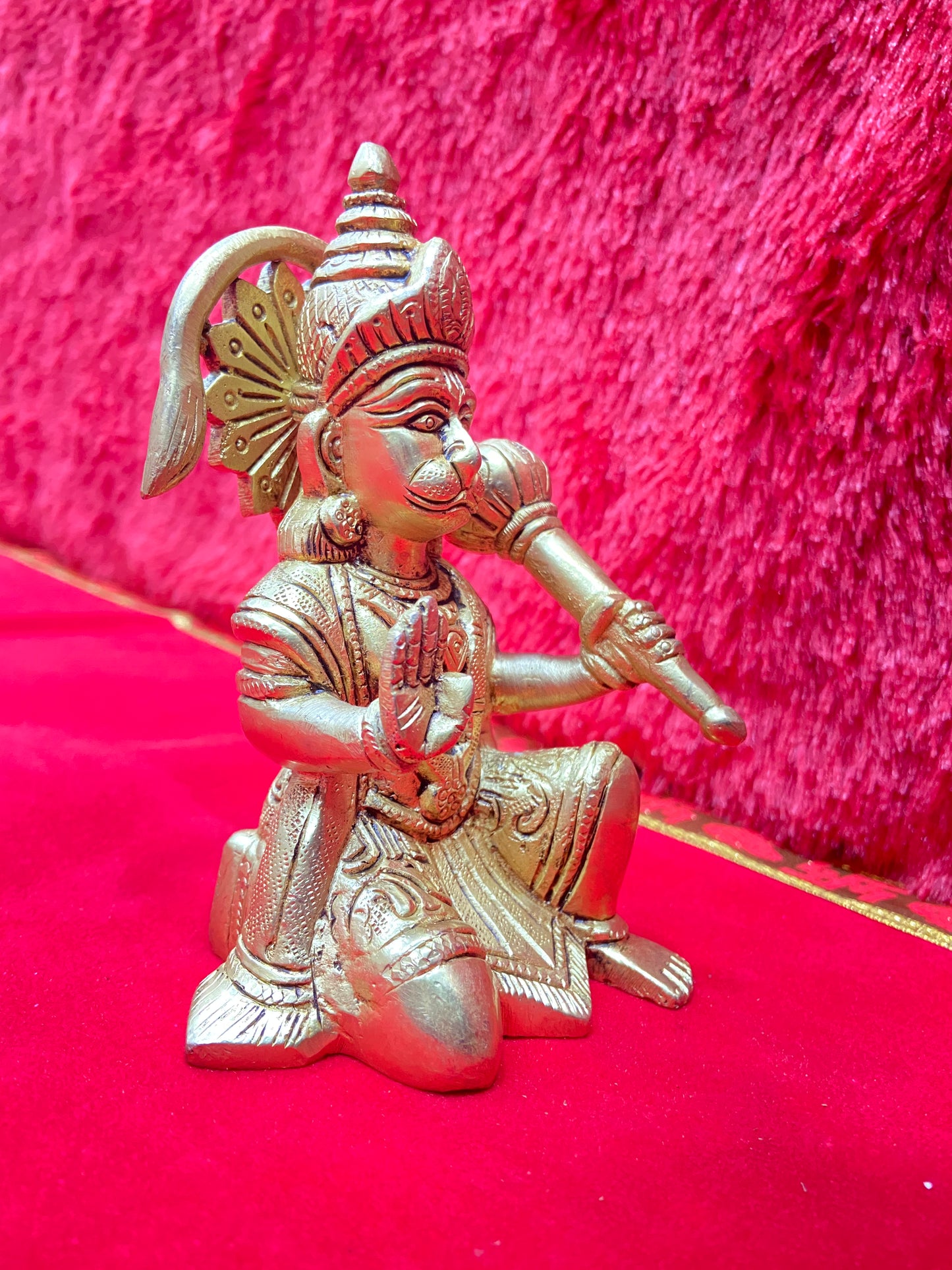 HANUMAN BRASS MURTI BY PUJA PARV
