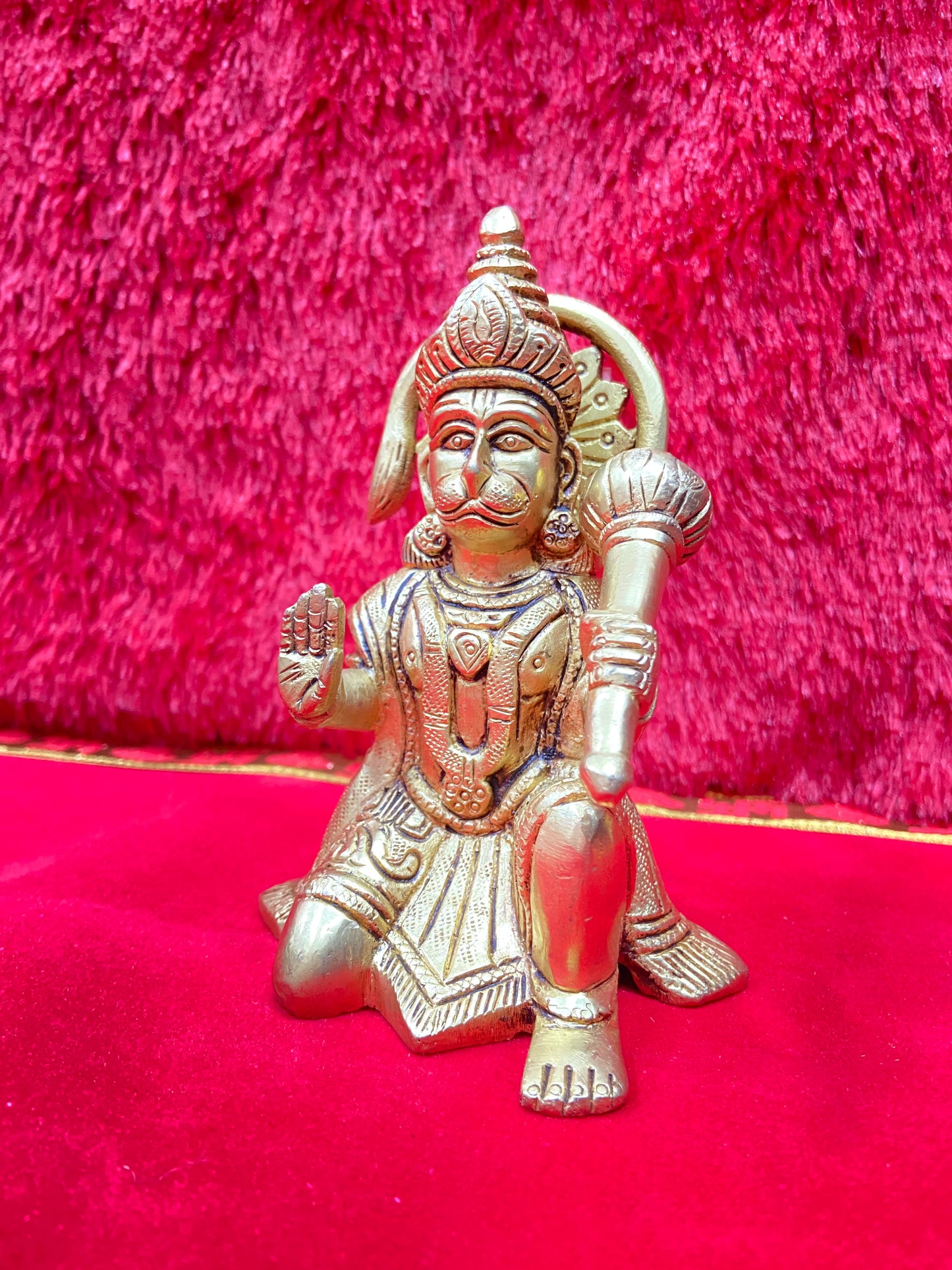 HANUMAN BRASS MURTI BY PUJA PARV